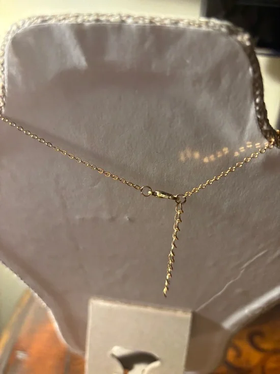 WISH Gold Pearl Necklace - Picture 3 of 3